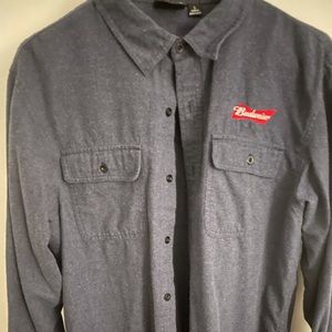 Burnside Budweiser button down large